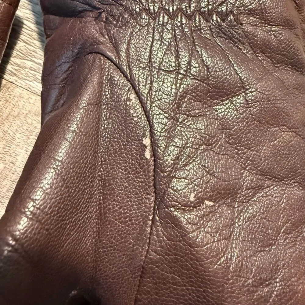 Vintage brown leather